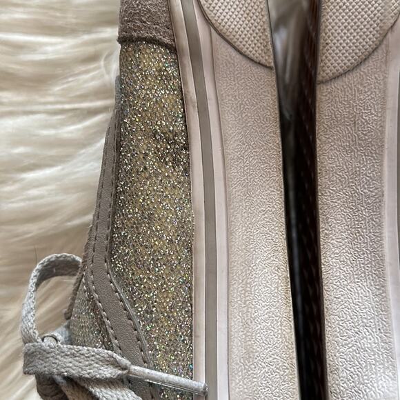 Vans | Silver Glitter Shoes Size 1.0 - Picture 11 of 11